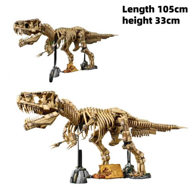 

MOC Dinosaur T-Rex Fossils Tyrannosaurus Rex Building Blocks Dinosaur World Park Toys for Kids Boys Birthday Gifts