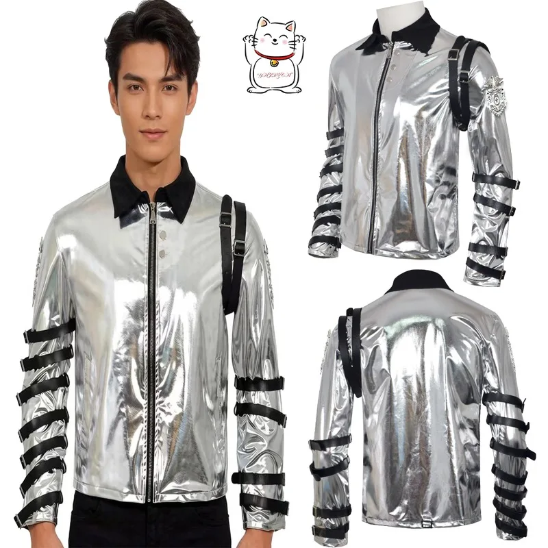 

Супертанцор Джек имитирует костюмы для косплея, сценические наряды, костюмы для выступлений на Хэллоуин, кожаные куртки.