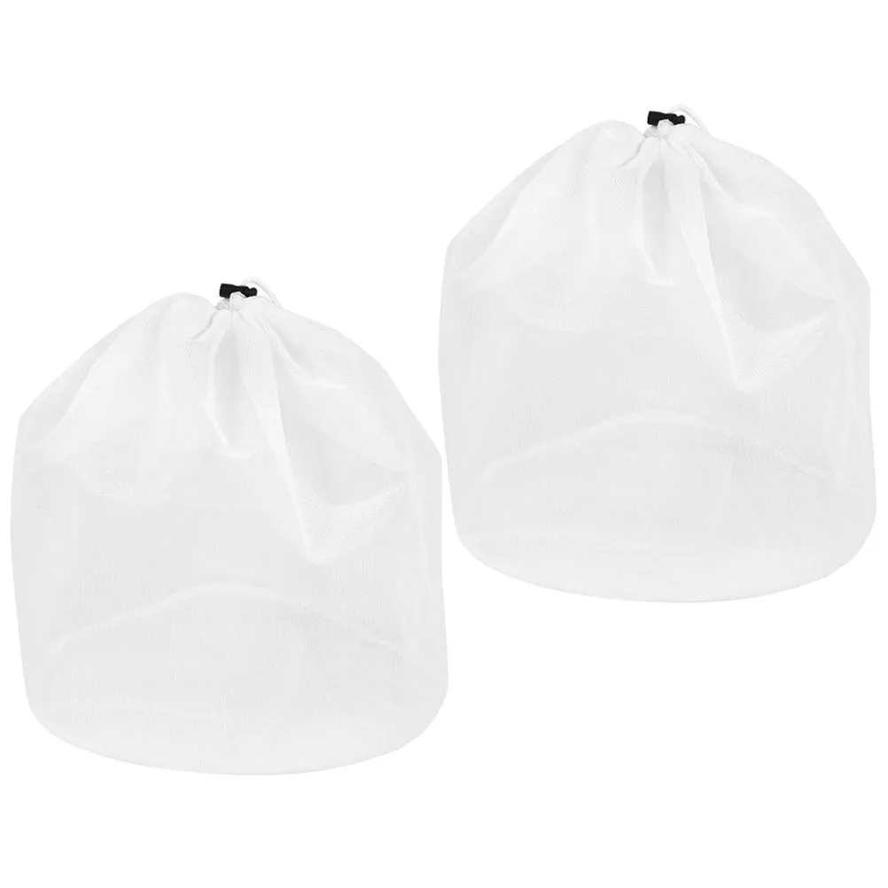 

2Pcs Large Laundry Bag Supplies Mesh Washing Machine Bags for Clothes Underwear Socks Bra Stocking Travel Storage Pouches