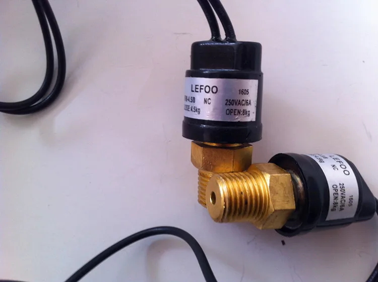 LEFOO Lifu LF08 pressure switch 12V220V hydraulic oil pressure pneumatic water pressure switch air compressor controller