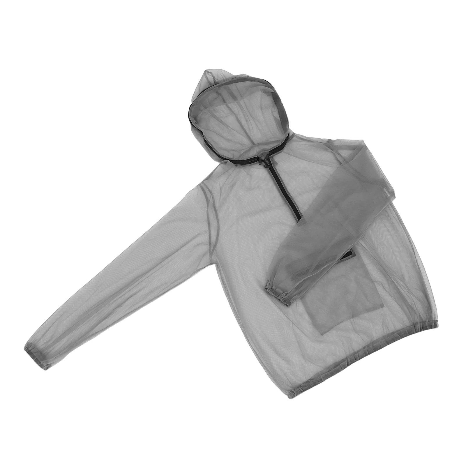 

Bee Jacket Protective with Fencing Veil Beekeeping High Density Mesh Backpacking Proof