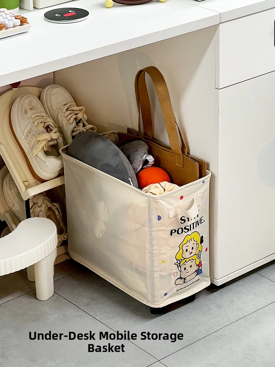 

Органайзер для офисного стола под столешницу, устойчивый, на колесиках, универсальный, из нетканого материала, для дома и общежития