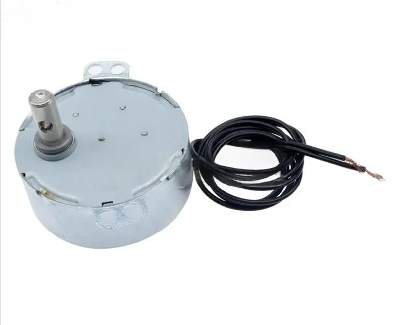 2 piezas adecuadas para motor síncrono estable de imán permanente TYC-50, motor de CA de 220 V/12 V, motor de plato giratorio para microondas de 5-6 RPM