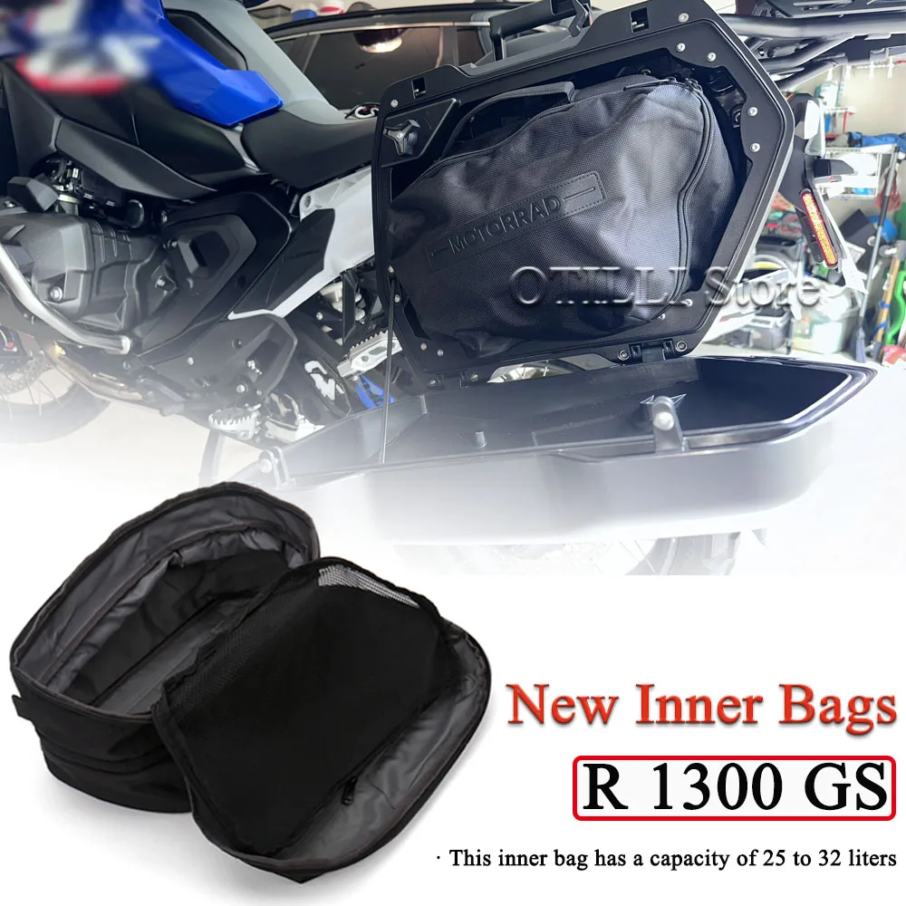 

Motorcycle Carryable Pannier Inner Bag Waterproof 25L~32L Large Capacity Side Bags For BMW R1300GS R 1300 R1300 GS 2023 2024