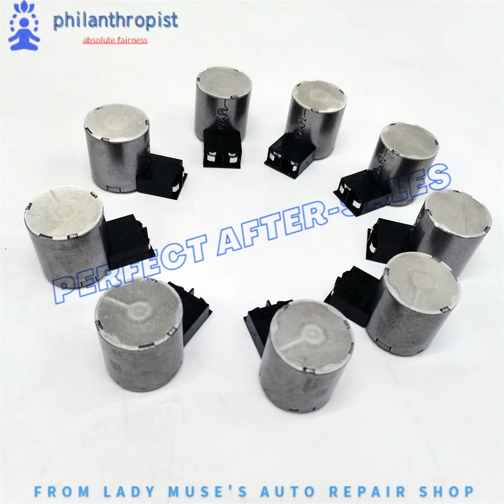 Transmission Solenoid Kit 9pcs A7259820103 725.0 9G-TRONIC For Mercedes Benz