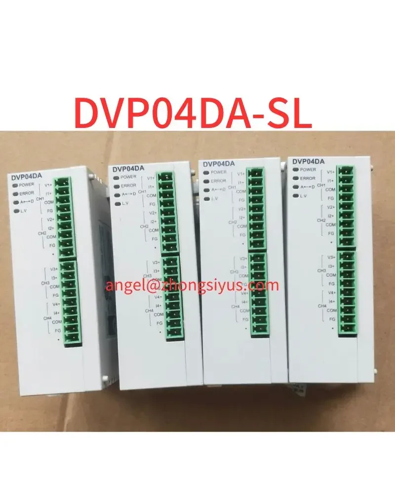 Used DVP04DA-SL PLC module