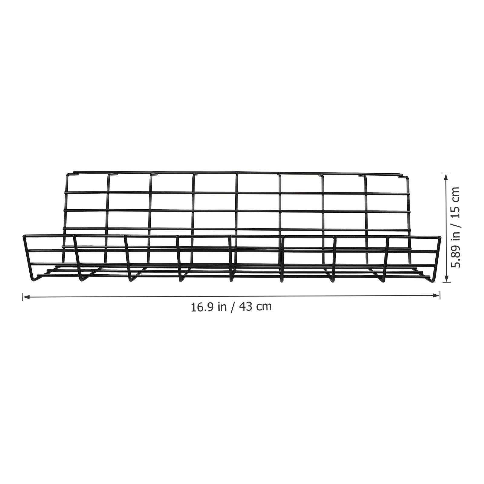 

2Pcs Under Desk Cable Management Shelf Safe and Durable Organizer Collects Cables Tidy Work Area Cable Management Rack