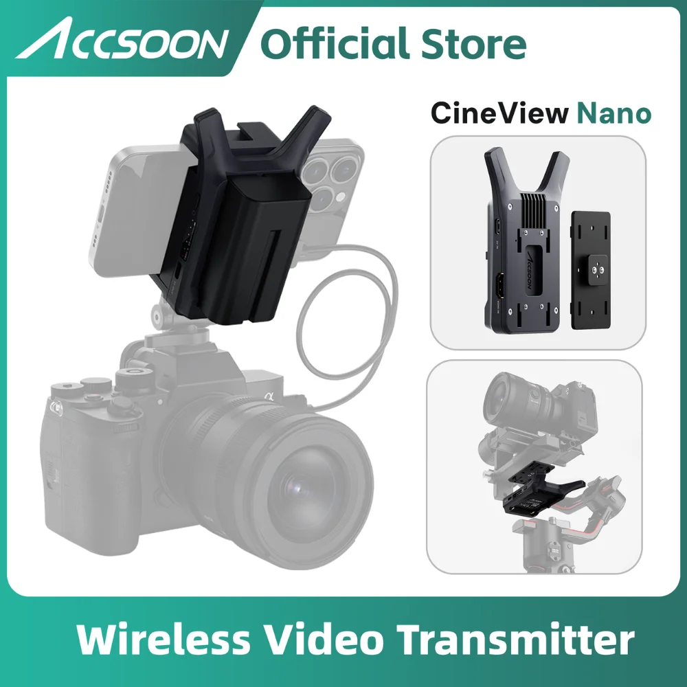 Accsoon CineView Nano 1080p60 Wireless Video Transmitter 450ft Range