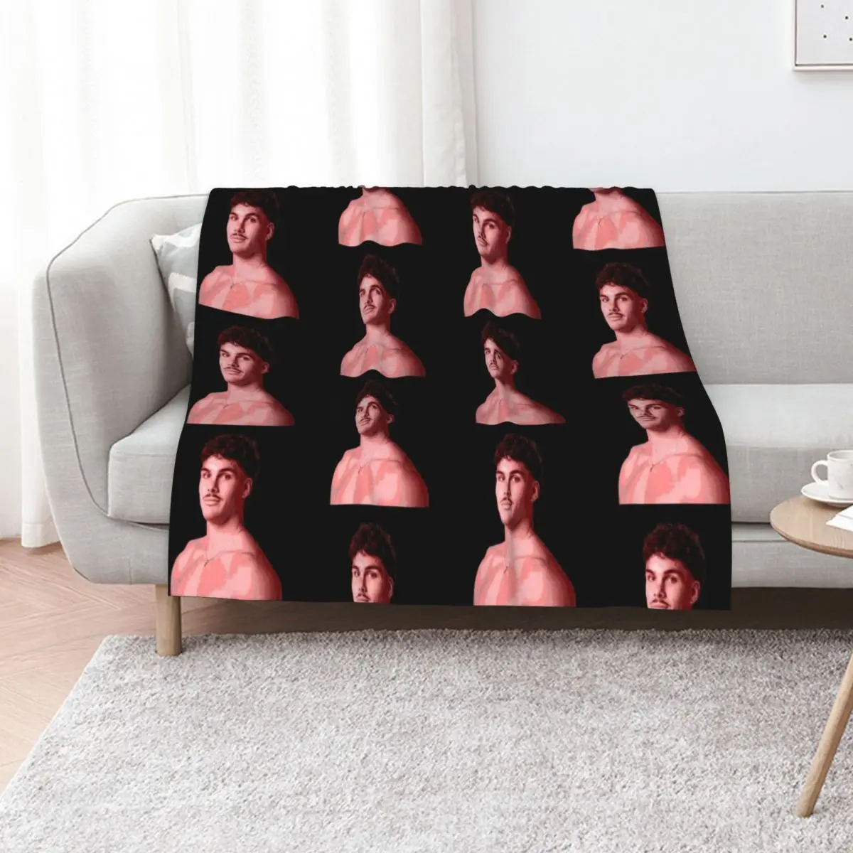 Herbie Farnworth dolphins red posterised Throw Blanket blankets ands Baby Sofa Quilt Summer Beddings Shaggy Blankets