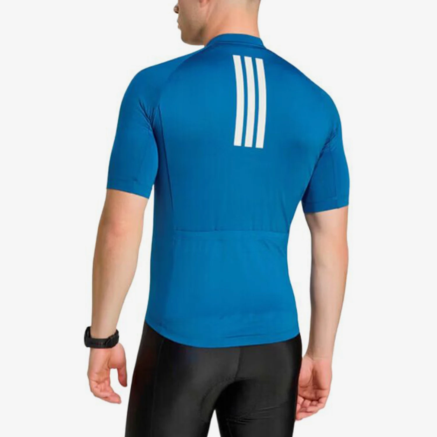 Adidas genuine zipper cycling suit for men, casual, comfortable, lightweight, short sleeved KB9560
