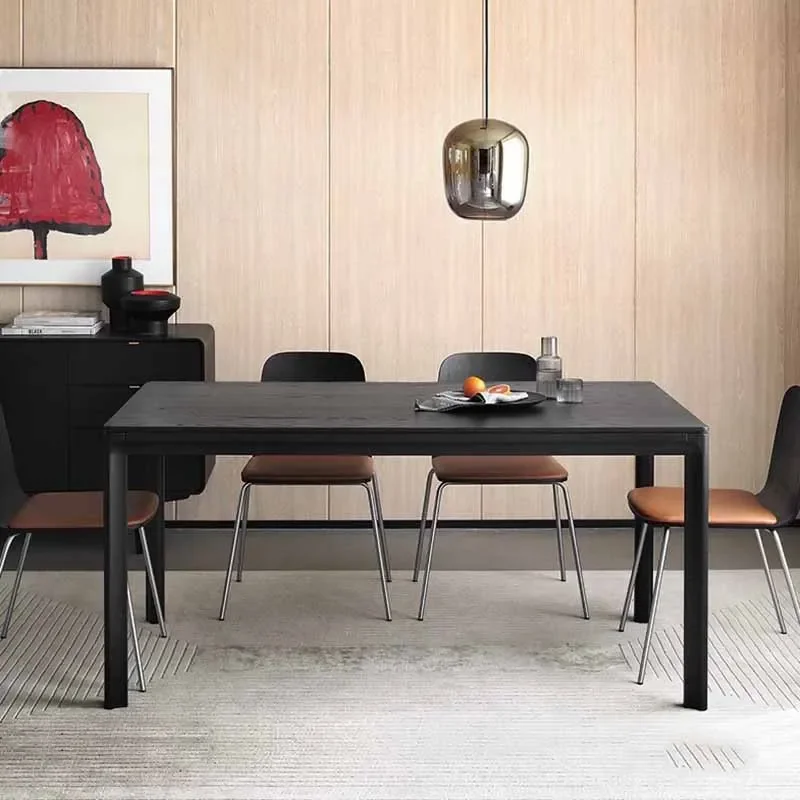 Compact Study Dining Table Modern Centerpiece Style Center Dining Table Coffee Rectangular Designer Muebles Trendy Furniture