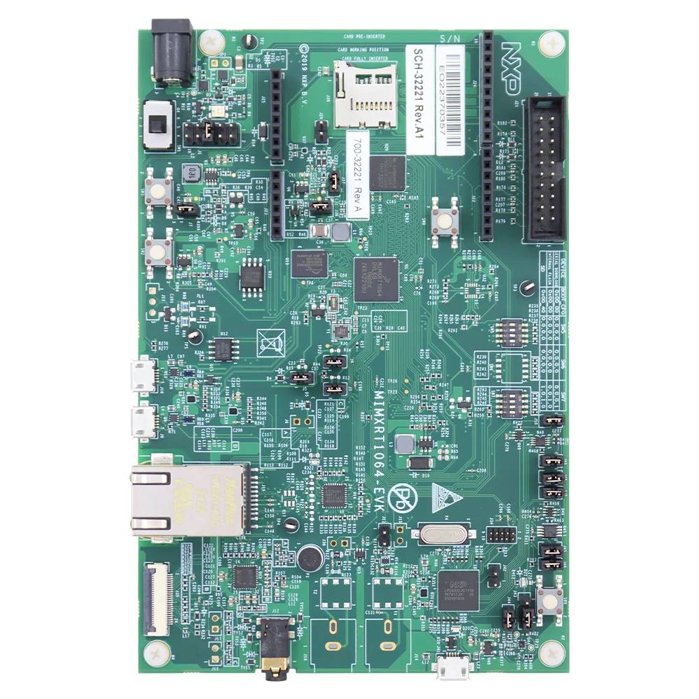For MIMXRT1064-EVK NXP i.MX RT1064 600MHz Cortex M7 Crossover MCU Evaluation Kit Ethernet LCD Camera Interface