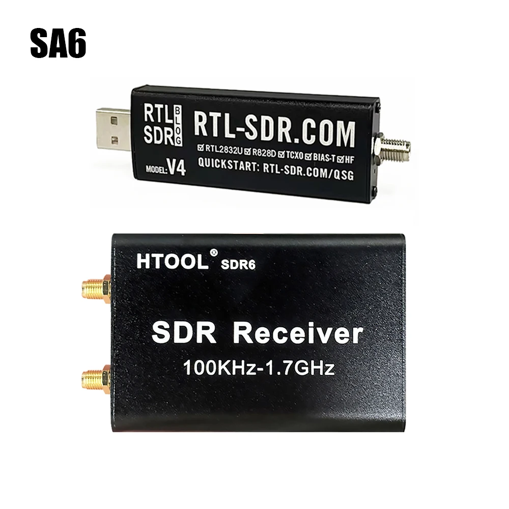 SA6 SDR6 SDR-V4 Blog RTL-SDR Receiver Full Band Receiver Software Signal Receiver Radio Aviation Shortwave Wideband Stable HTOOL