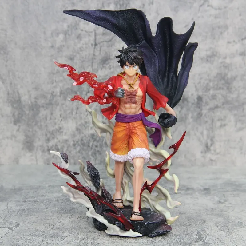 

Luffy Walking Figure Ryuo Haki Ver Anime Collection Model Statue Decorative Ornament Toy Gift For Anime Fans