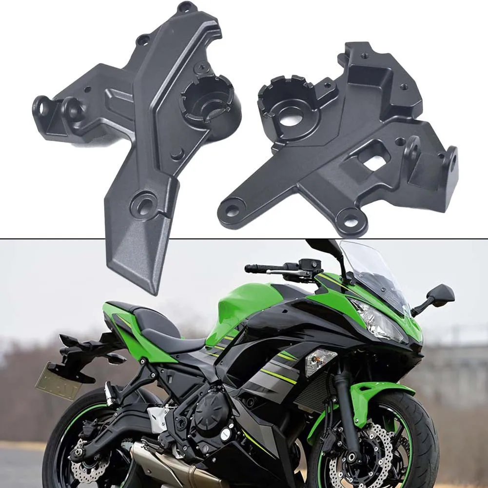 

Передние подножки, подножки, кронштейн педали для Kawasaki ER650 Z650 NINJA650 EX650 2017-2023, прочность на растяжение, алюминиевая конструкция