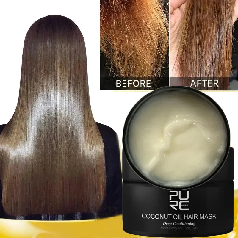 

Keratin Collagen Pro Hair Mask Repair Dry Split Ends Frizzy Damaged Deeply Moisturize Soft Smooth Shiny Women Hair Care Products