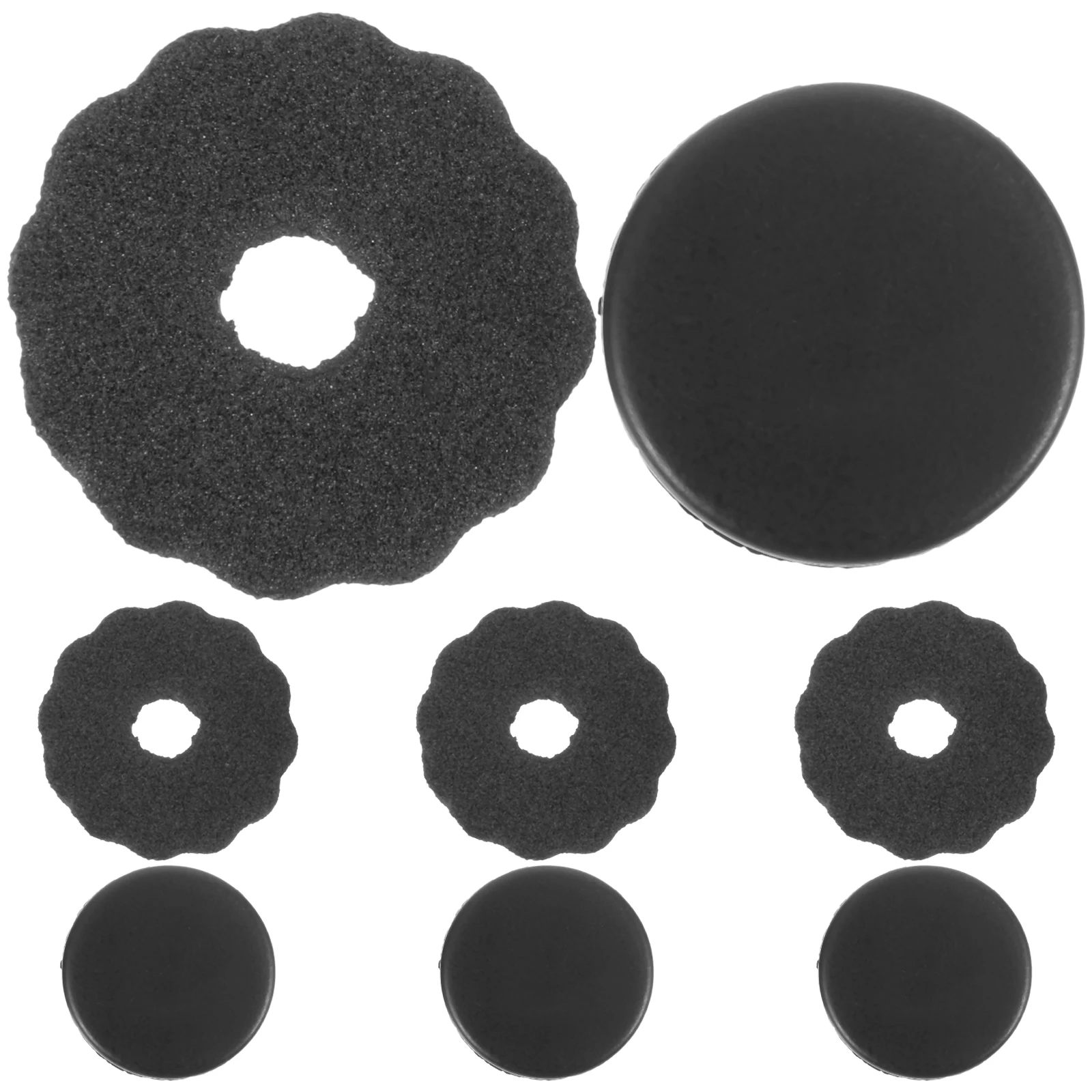 

4 Pcs Umbrella Repair Accessories Replacement Tip Cover Pole Fastening Cap Plastic Tops