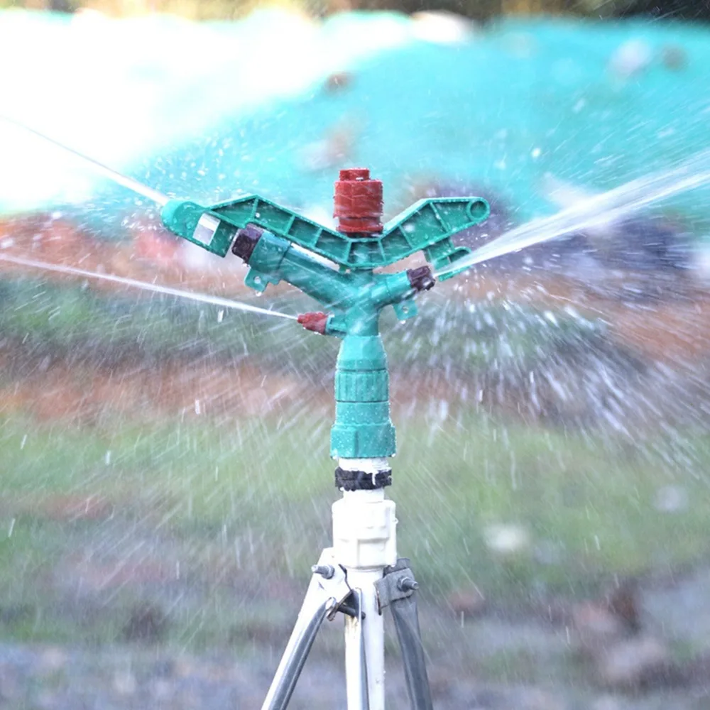 

Durable G1in DN25 Irrigation Sprinkler PP 360 Degrees Rotation Garden Sprinkler Irrigation Tool Landscape Irrigation