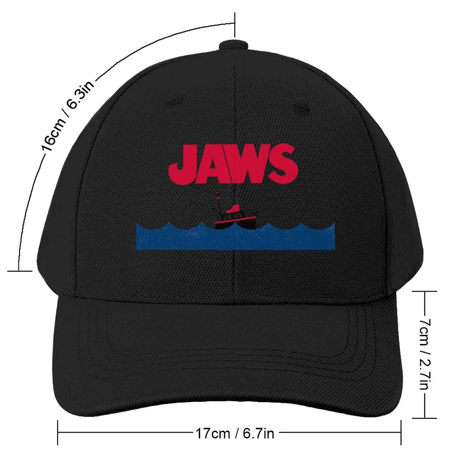 Jaws Baseball Cap Uv Protection Solar Hat fishing hat birthday Sports Cap Sun Hats For Women Men's