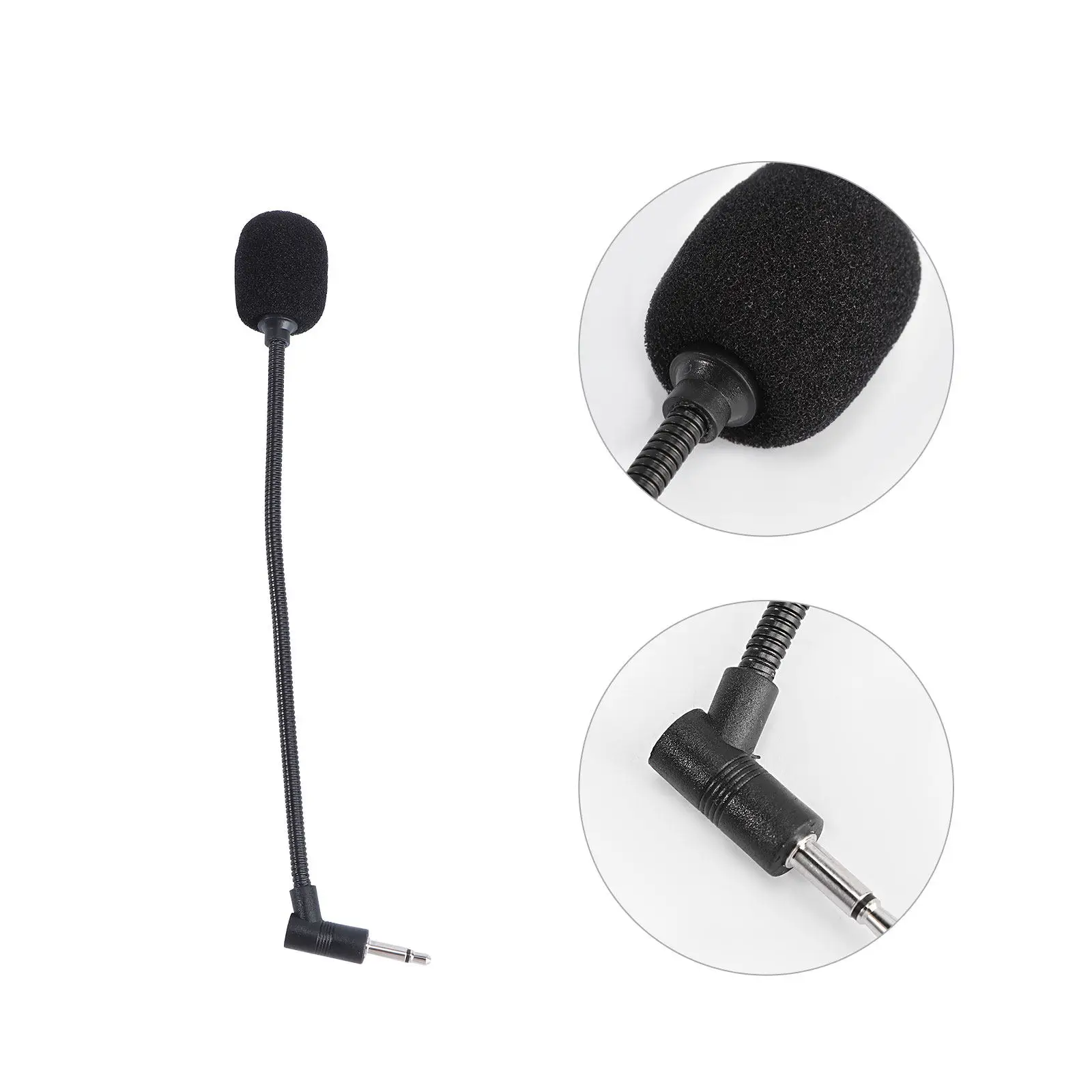 3Pcs Portable Microphone Computer Set Small Straight Cutting Mono Stereo Compatible Phones Tablets Microphone Computer