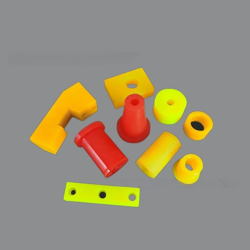 Cast-molded polyurethane products, rack polyurethane card strips, polyurethane-clad iron parts