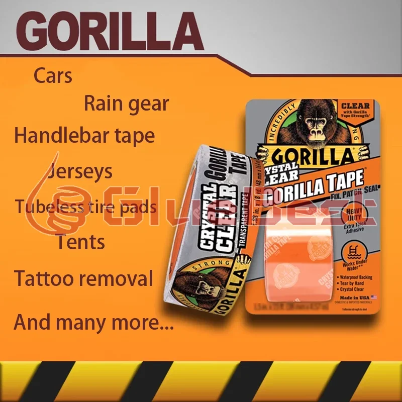 GORILLA TAPE CRYSTAL CLEAR Heavy Duty Waterproof and Freezing Resistant Multi-Purpose Strong Durable Tape DIY Original Product