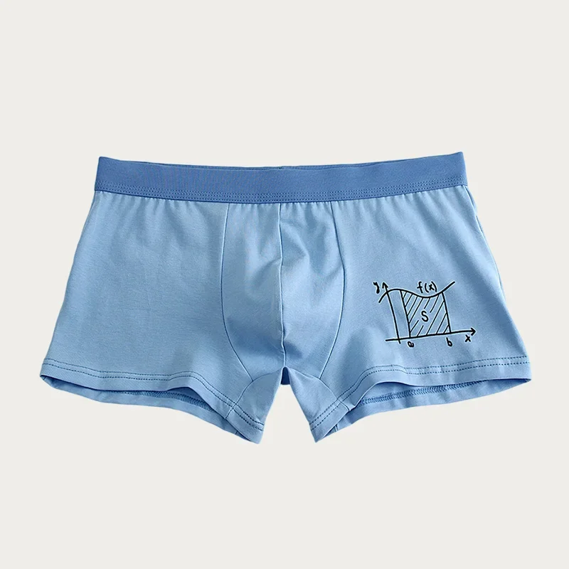 

Teen Boys Cotton Antibacterial Boxer Briefs, Breathable Sports Underwear for Students