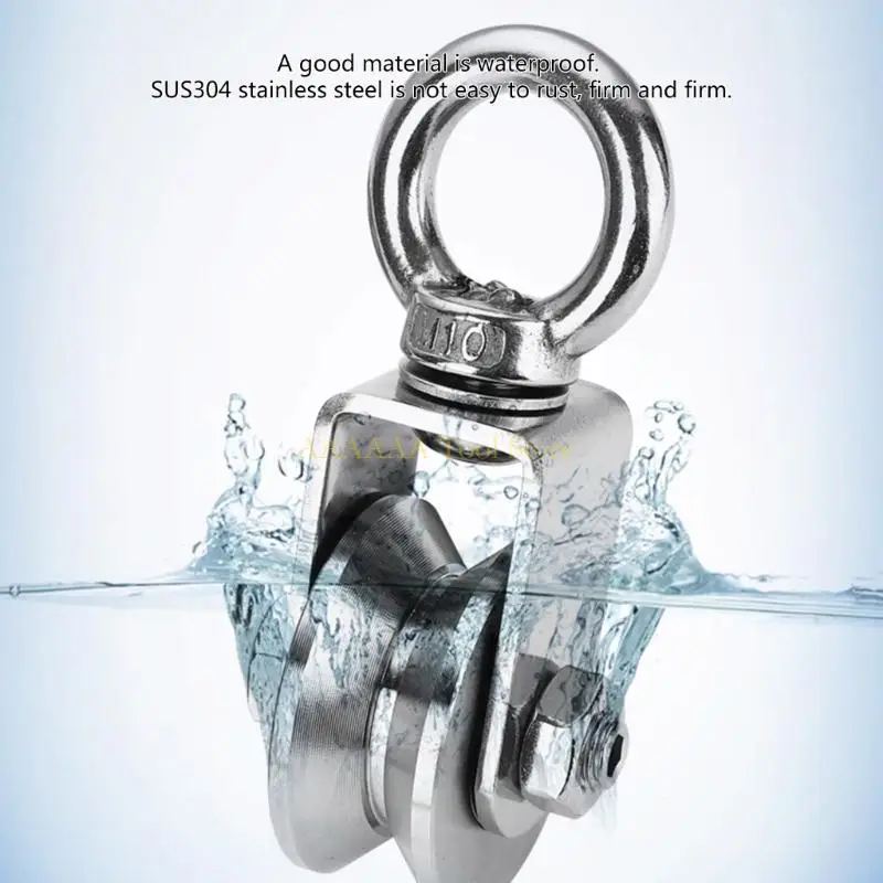 A2BE Rust-resistant Pulleys Pulley Block Durability Pulley Uses Ultra-quiet