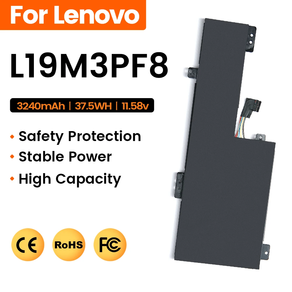 L19M3PF8 L19C3PF8 Laptop Battery for Lenovo IdeaPad Flex 3 11ADA05 82G4 5B10X02593 5B10X02604 SB10X02592 Notebook Bateria 37.5Wh