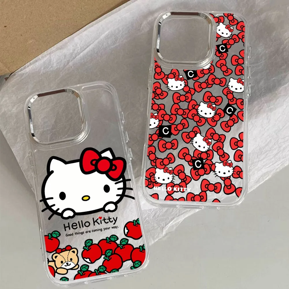 قضية الهاتف للأزياء مرحبا كيتي Yk2 سامسونج غالاكسي A73 A16 A06 A35 A55 A25 A15 A56 A54 A36 A34 A24 A26 A04 4G 5G غطاء ناعم