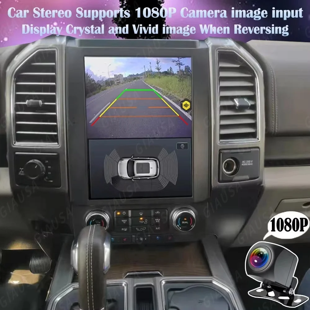 Android14 راديو السيارة لفورد F150 2016-2021 السيارات الوسائط المتعددة شاشة تعمل باللمس Carplay السيارات بلوتوث 4G واي فاي DSP لتحديد المواقع والملاحة #4