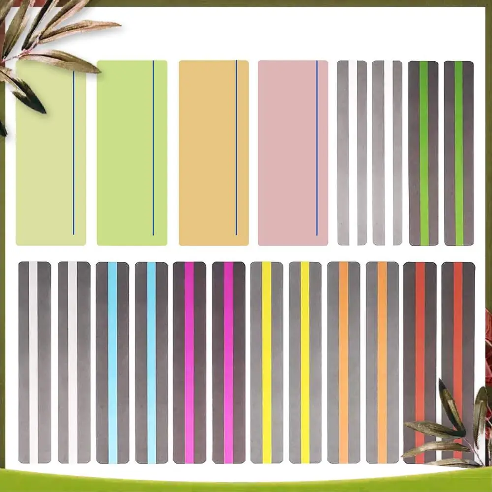 New-20 Pack Reading Guide Strips Colored Overlay Highlight Bookmarks Reading Tracking Rulers For Children And Dyslexics