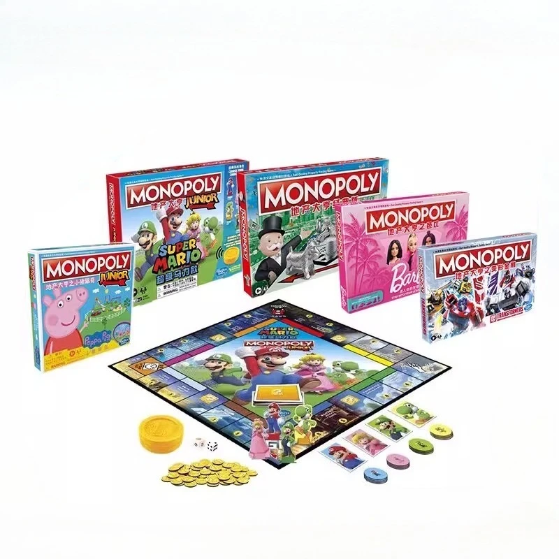 

Настольная игра Monopoly Real Estate Tycoon Hasbro: серия Monopoly Strong Hand для всей семьи, для встреч с друзьями, развивающая головоломка, игрушки и игры для детей