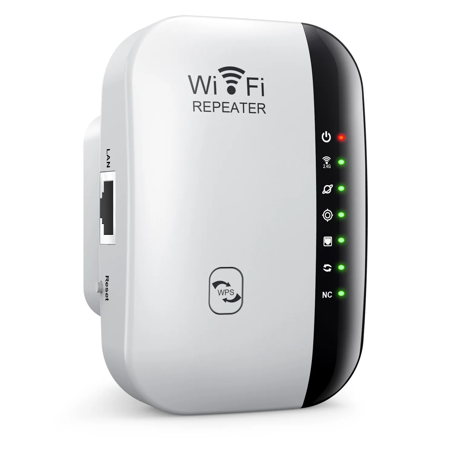 Draadloze WiFi Repeater 300 Mbps WiFi Extender Versterker Booster Router 802.11N WPS Lange afstand 7 Status Licht WiFi Repeater voor PC