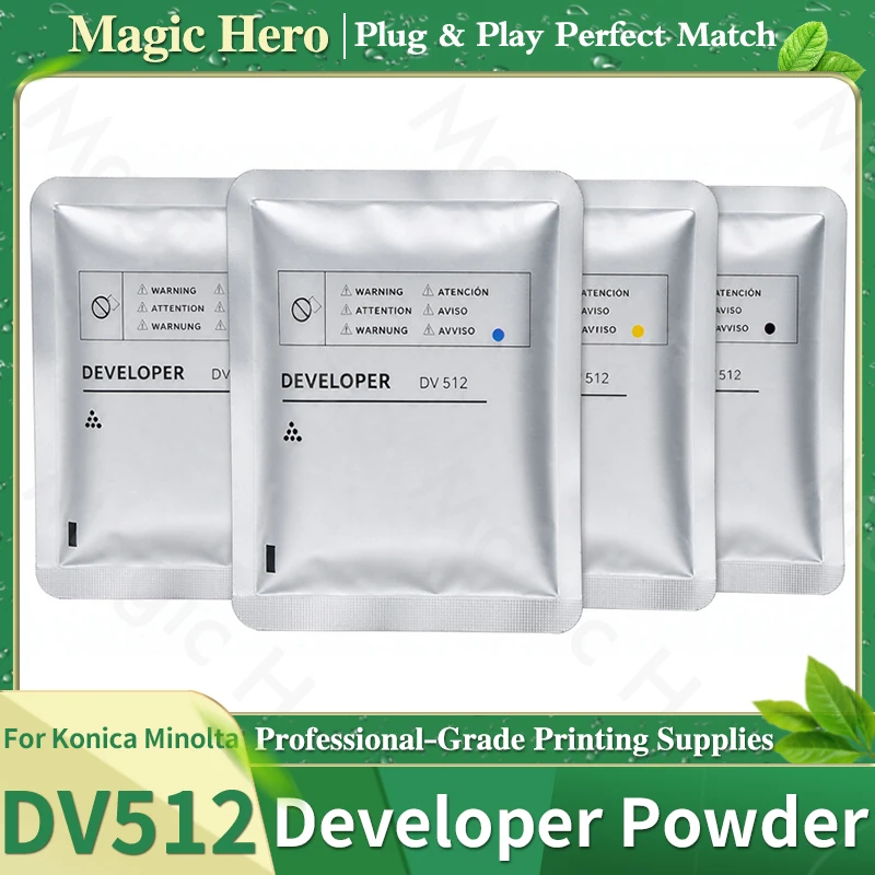 DV512 Developer Powder Compatible For Konica Minolta Bizhub C224e 284e 364e C454e 554e C284e C364e C554e 454e Developer Powder