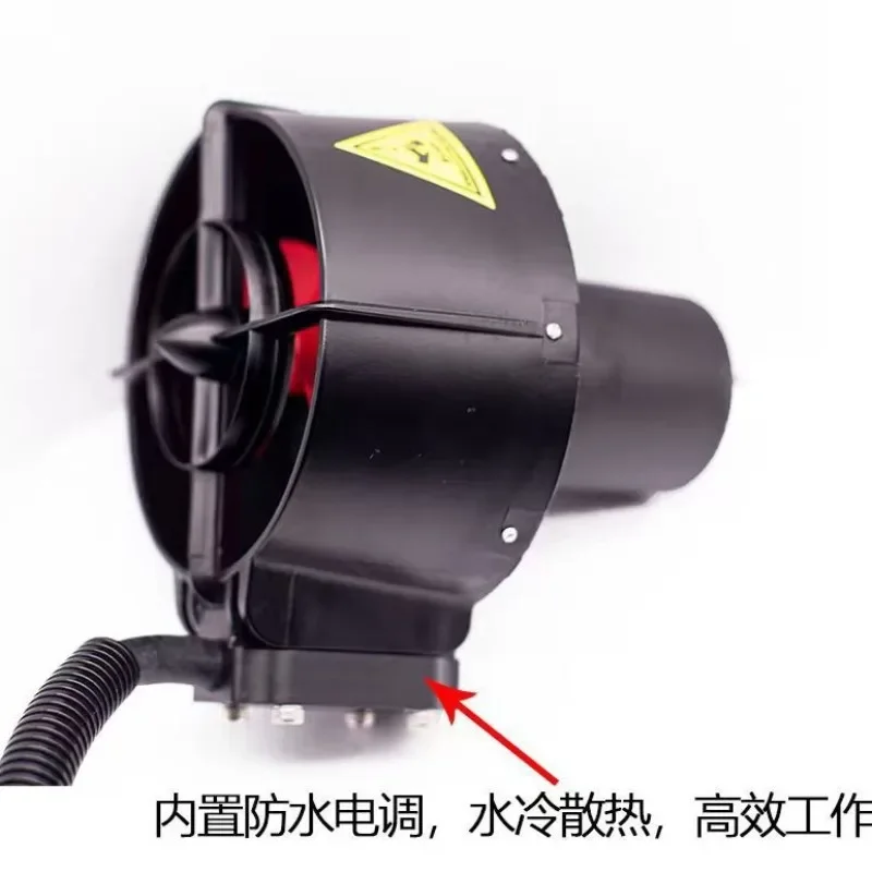 Double-engine set, underwater brushless thrusters