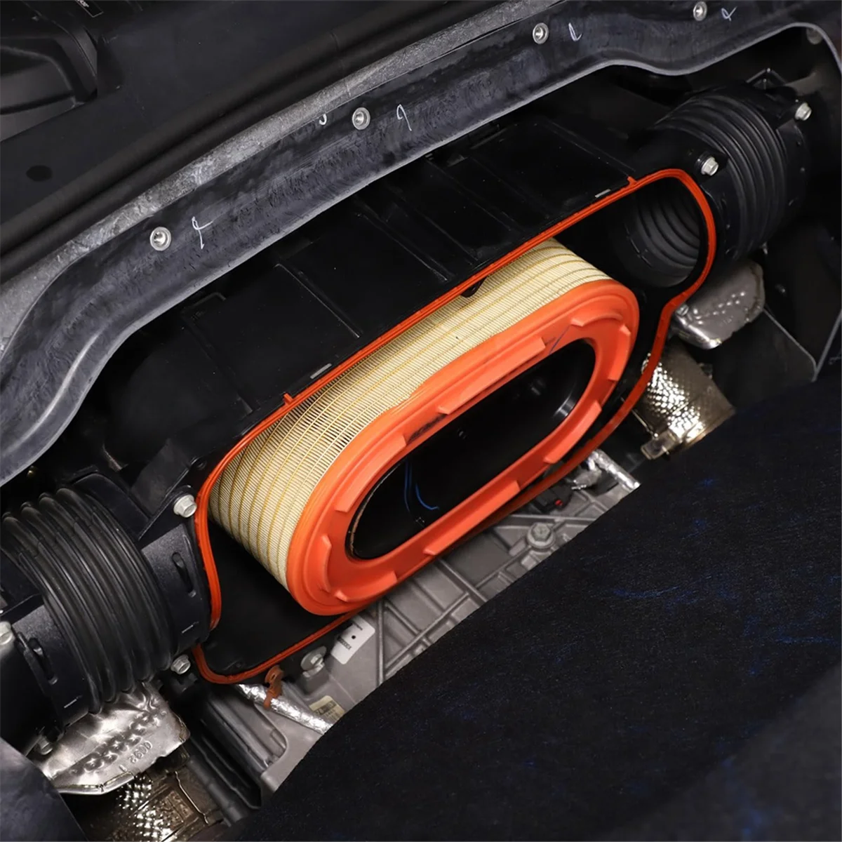 لسيارة شيفروليه كورفيت C8 2020-2024 فلتر هواء محرك السيارة ملحقات استبدال فلتر الهواء عالي التدفق