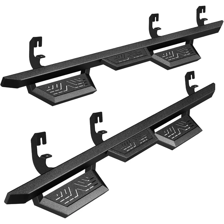 

Подносы для бега, совместимые с Chevy Colorado GMC Canyon Crew Cab 20152025 гг., 4, полноразмерные двери из углеродистой стали, подножка, боковая ступенька Ra