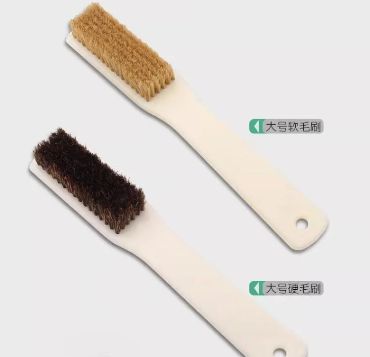 Boutique stationery Pig bristle soft and hard bristle brush Olive Walnut Diamond Ware Cleaning and Maintenance Tool NO.TXF-2376