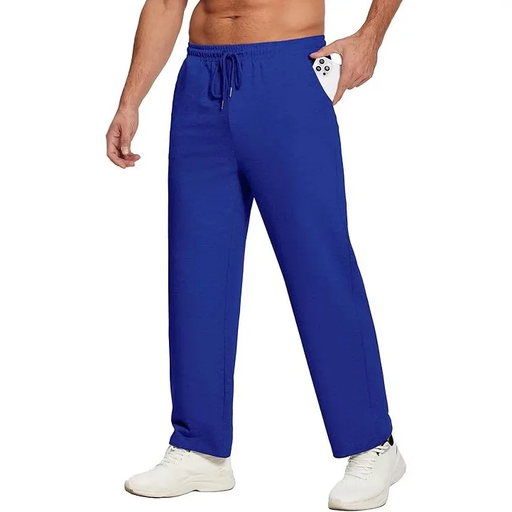 Men's Sweatpants Straight Fitness Pants Casual Pants