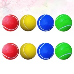 8 Pcs PU Tennis Balls Accessory High Elasticity Durable Playing Training Individual