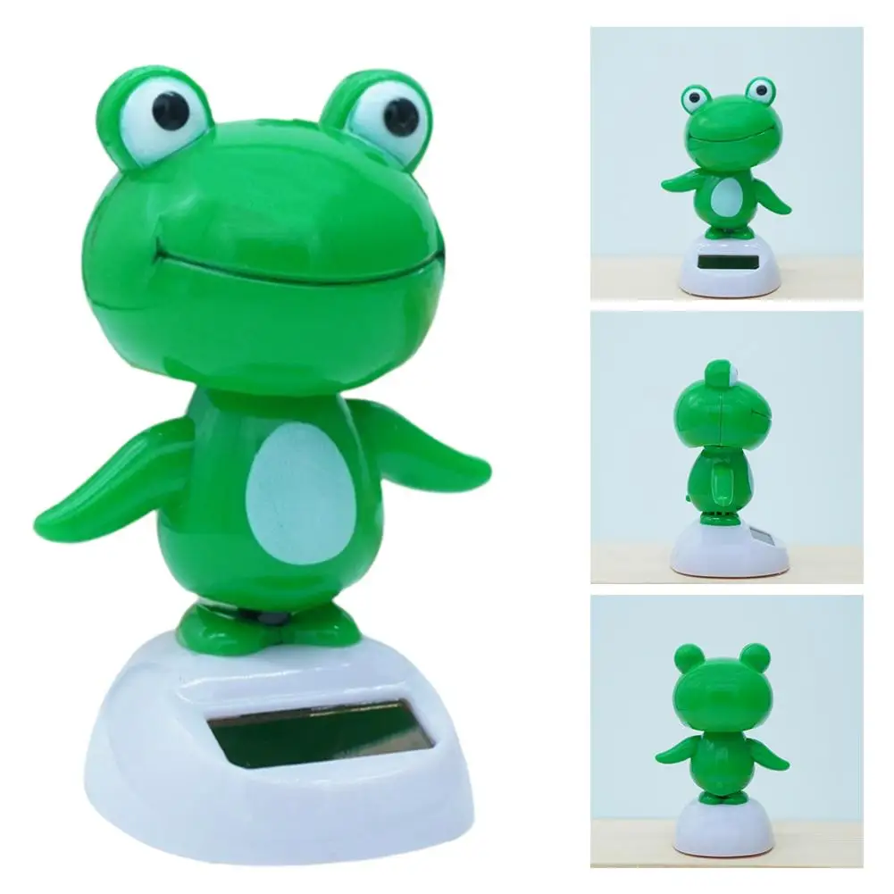 Car Solar Powered Shaking Decoration Gift Car Big Ornament Interior Automotive Supplies Eyed B7g3