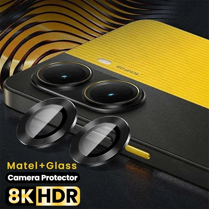 Matel Ring Camera Lens Protector Tempered Glass Cap For Xiaomi PocoX7Pro Poco X7 Pro 5G Lenses Cover On Poko Little X7Pro X 7Pro