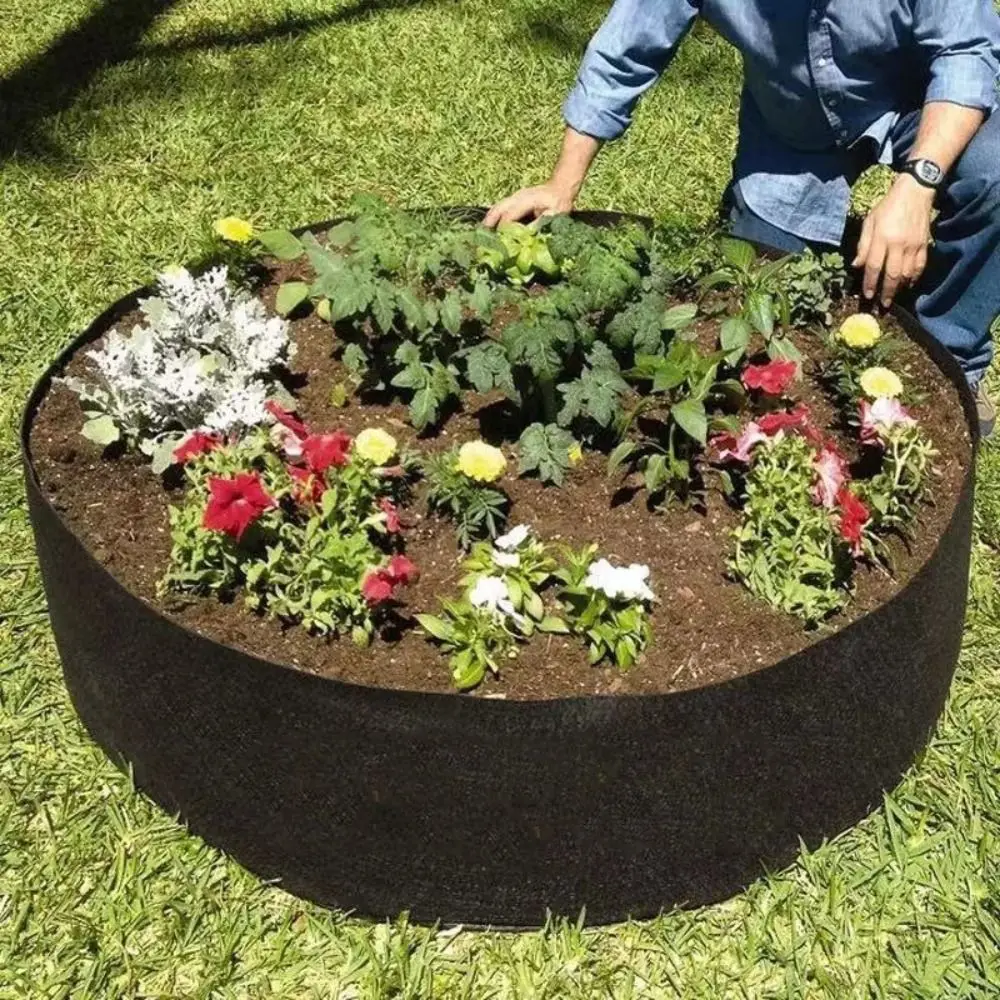 

Felt Growth Bag Durable Wear-resistant Planting Bag Round Resistant Dirt Planting Seedling Bag Pot and Planting