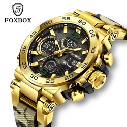 LIGE New Men Watch Sports Digital Electronic Watch Full Function World Time LED Auto Hand Lifting Lamp Waterproof Watch For Men