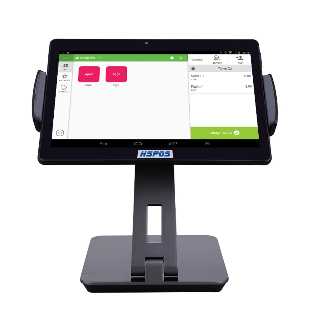 ATU&UTVAndroid 8.1 POS 10 Inch Tablet PC with Free Android Pos System Thermal Printer Scanner HS-ST01