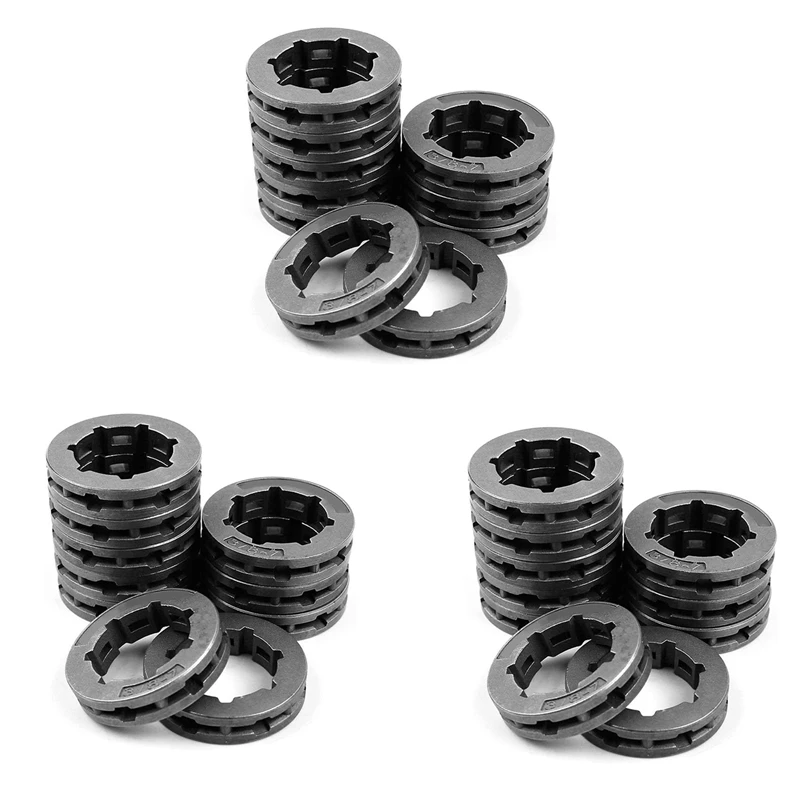 

30Pcs 3/8 Inch 7T 22Mm Chain Drive Rim Sprocket For HUSQVARNA 266 268 272 280 285 288 355 362 372XP 380 385XP Chainsaw