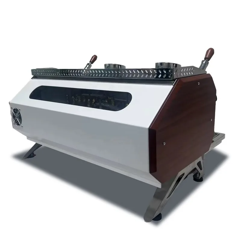 New Professional 2 Groups Semi-automatic Multi Boilers Copper Pipe Kahve Makinesi Coffe Coffee Maker Espresso Machine