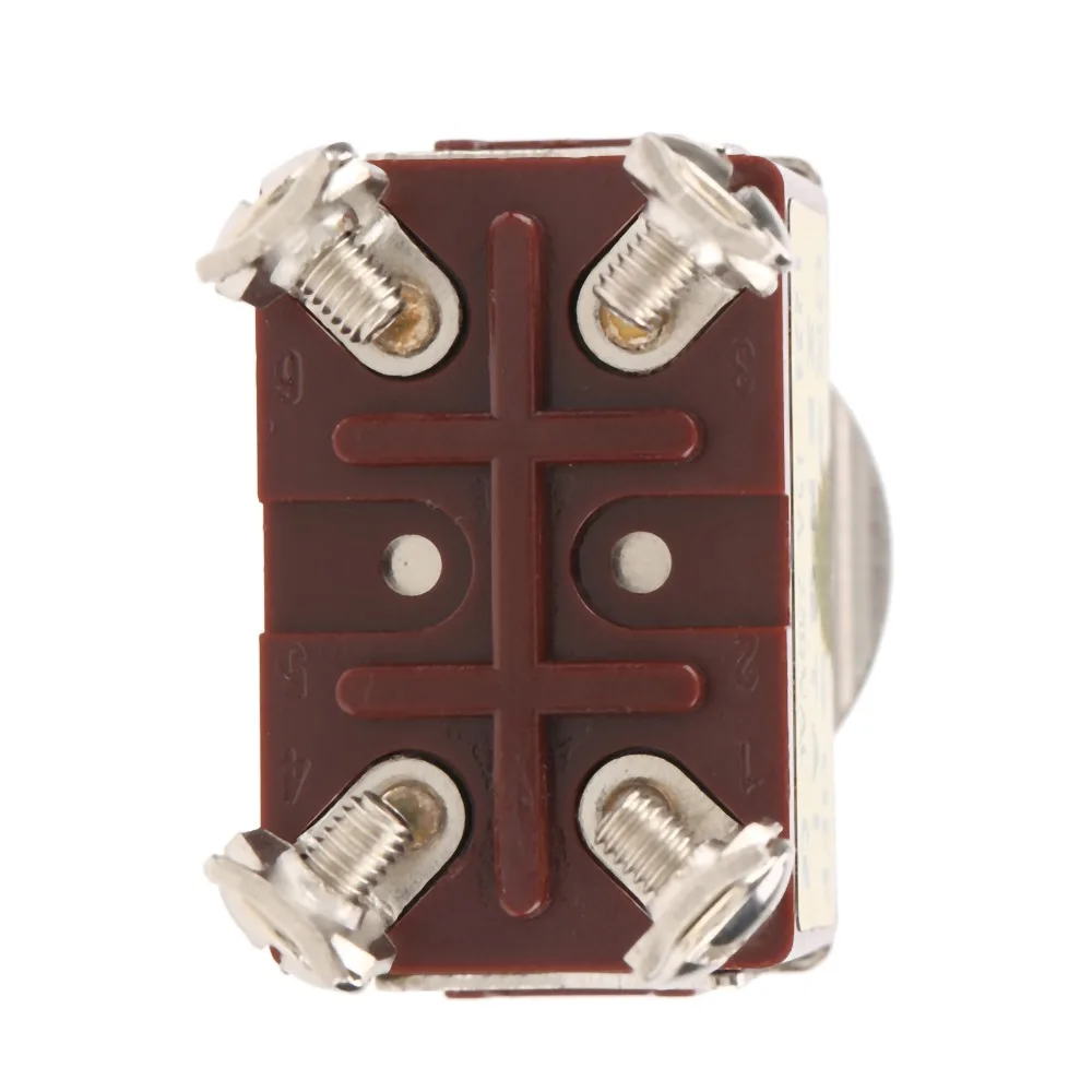 5Pcs 4 Pin Toggle Switch 12mm Mount Self-Locking Type On OFF Rocker Switch 15A 250VAC Durable 2 Position Toggle