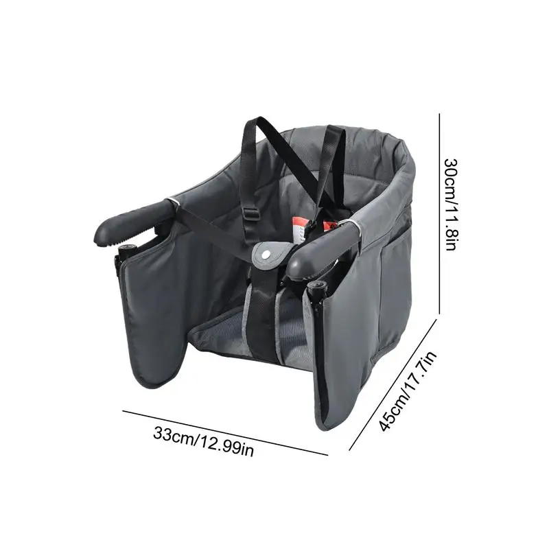 Silla alta ligera con gancho para mesa de viaje, asiento de alimentación plegable con Clip para bebé, mesa de comedor